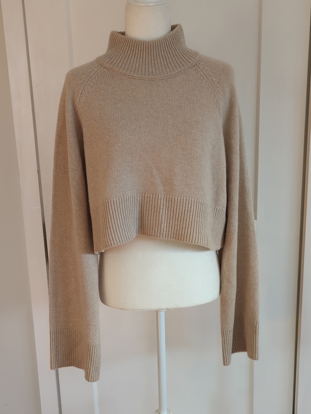 Reformation Cashmere Cropped Sweater